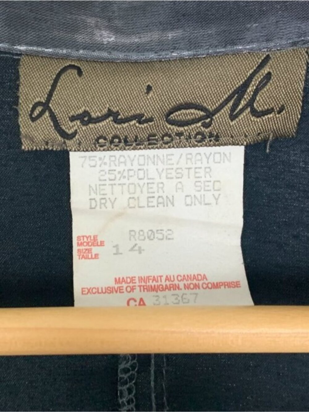 Vintage Laura M Silver Metallic Blouse - Picture 7 of 7
